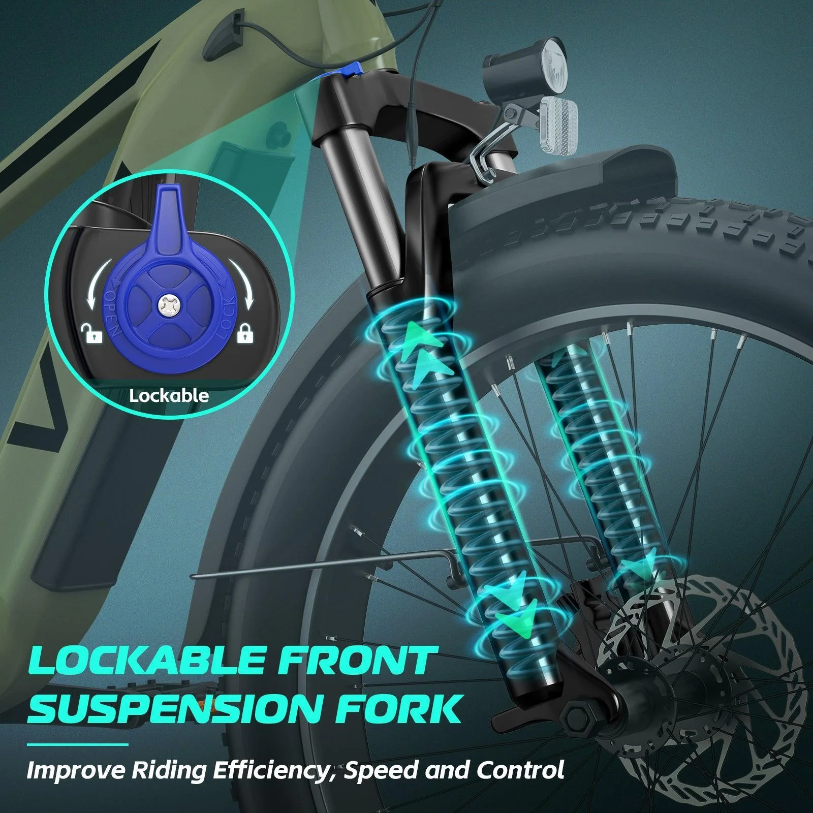 VIVI ACE01 Electric Bike All Terrain Fat Tire Electric Bike SGS Certified to UL2849 - Image 9