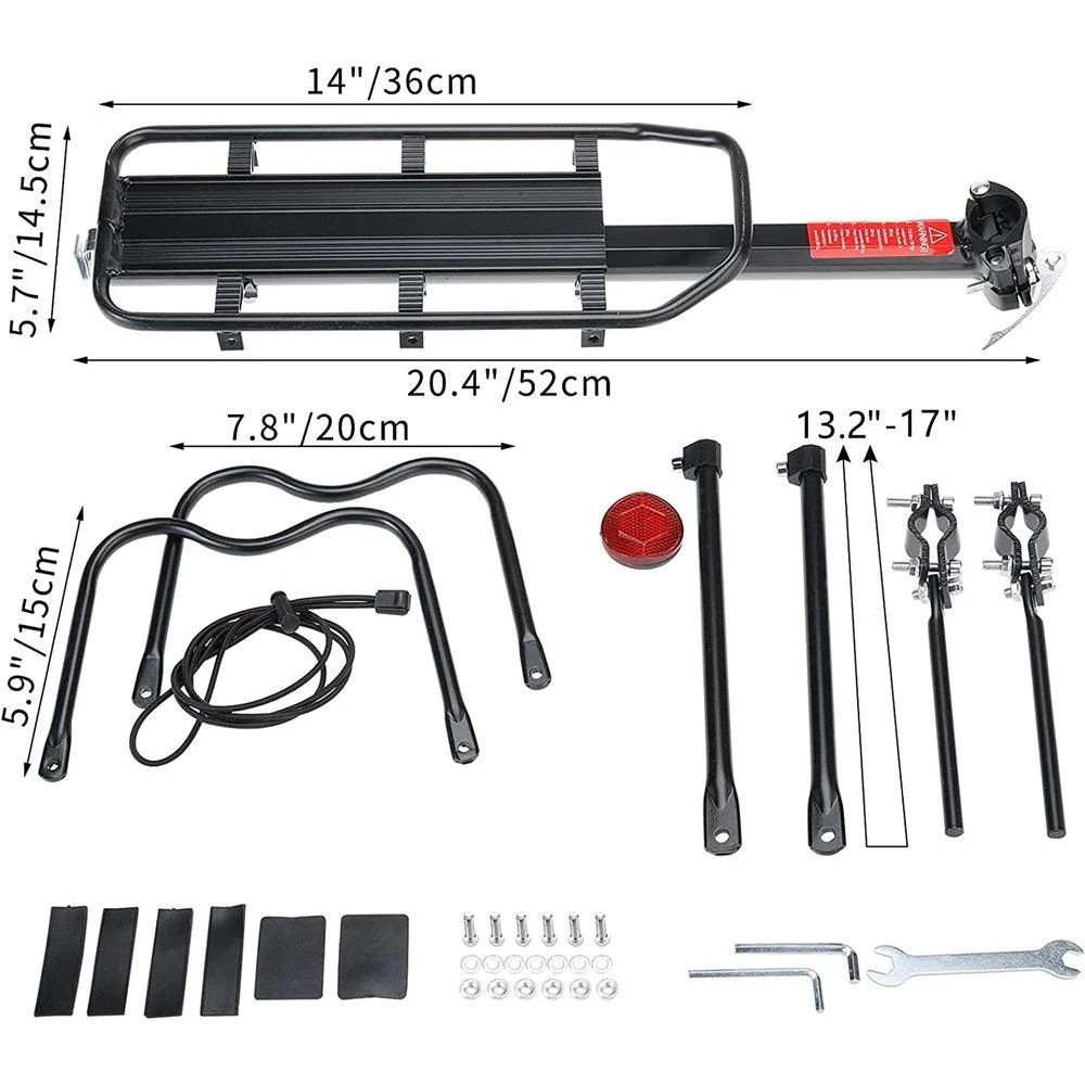 VIVI Bike Cargo Rack Mountain Bike Rear Racks - Image 20