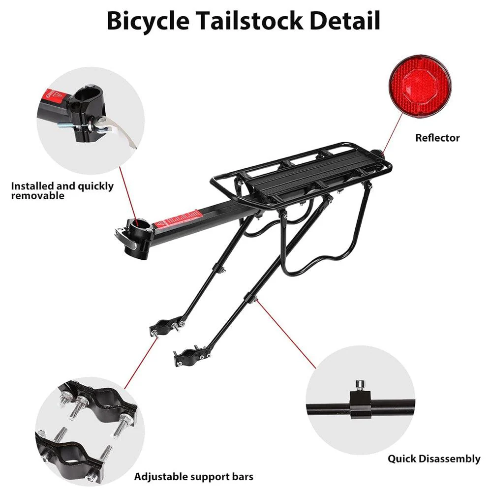 VIVI Bike Cargo Rack Mountain Bike Rear Racks - Image 7