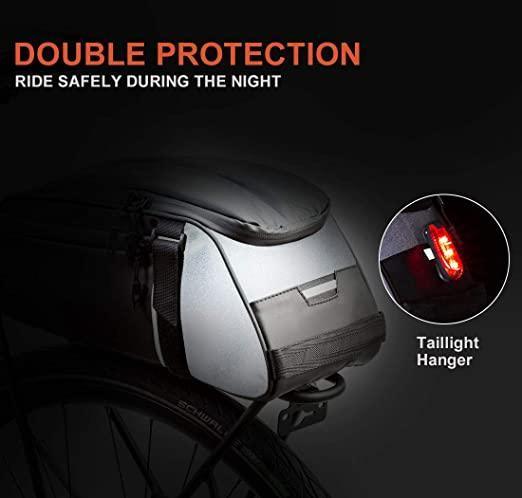 VIVI Bike Rear Rack Bag Bicycle Storage Bag Hanging Bag - Image 5