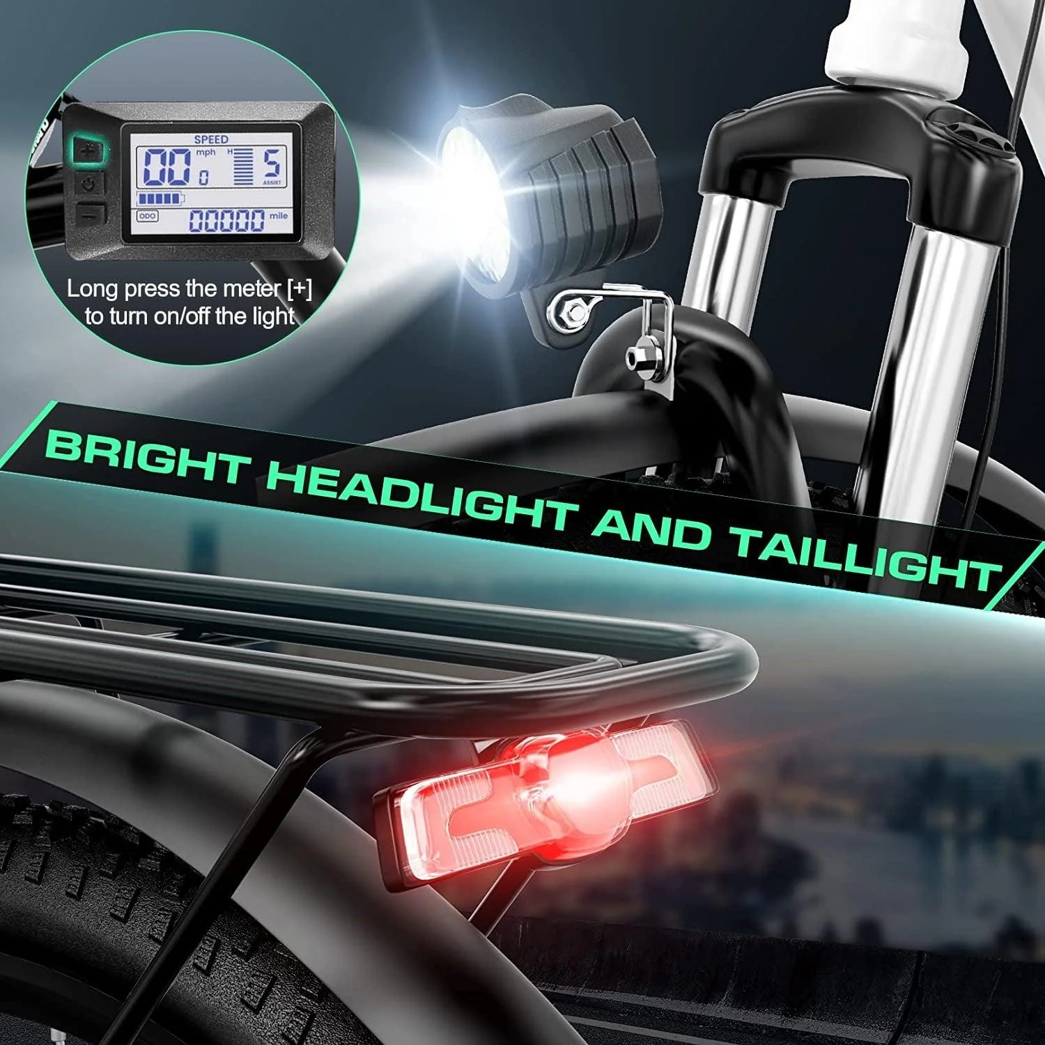 VIVI C26UL Electric Bike Cruiser Electric Commuter Bike SGS Certified to UL2849 - Image 11