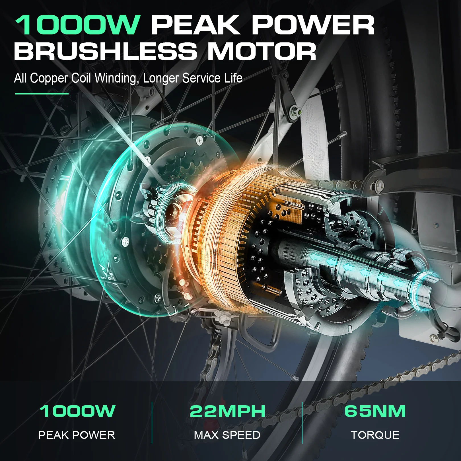 VIVI C26UL Electric Bike Cruiser Electric Commuter Bike SGS Certified to UL2849 - Image 4