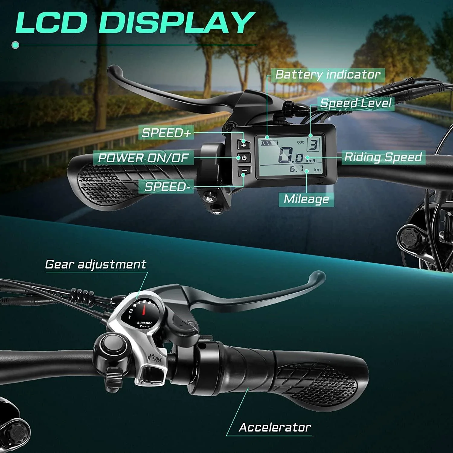 VIVI C26UL Electric Bike Cruiser Electric Commuter Bike SGS Certified to UL2849 - Image 7