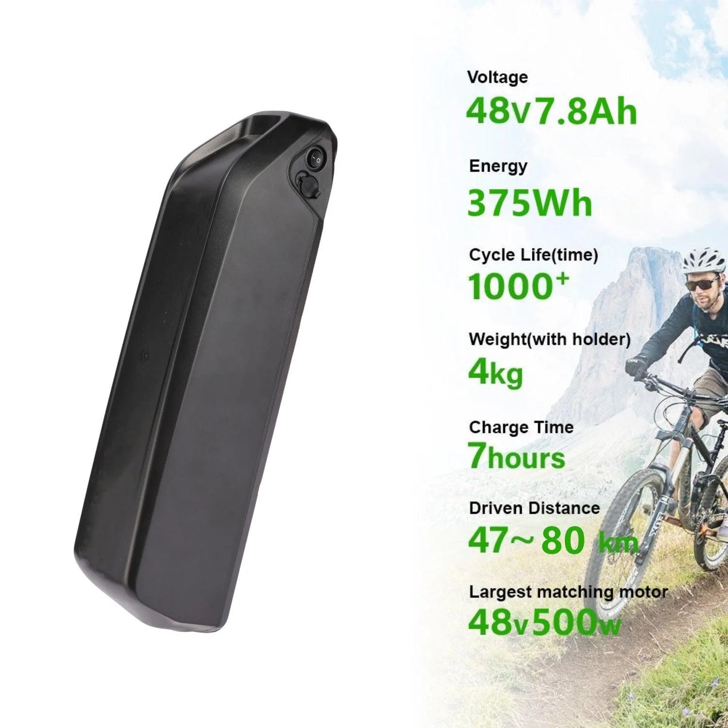VIVI Electric Bike Battery For H6 Ebike - Image 4