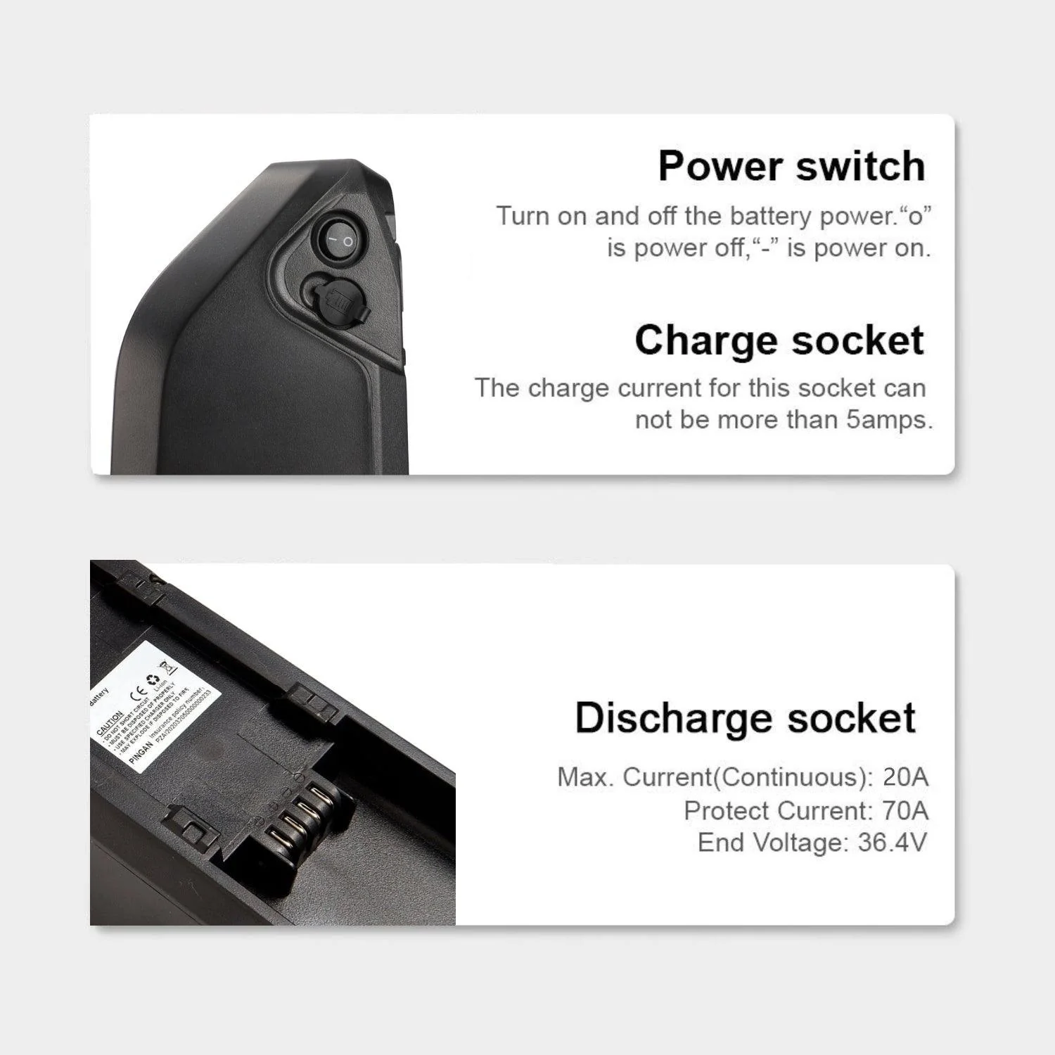 VIVI Electric Bike Battery For H6 Ebike - Image 7