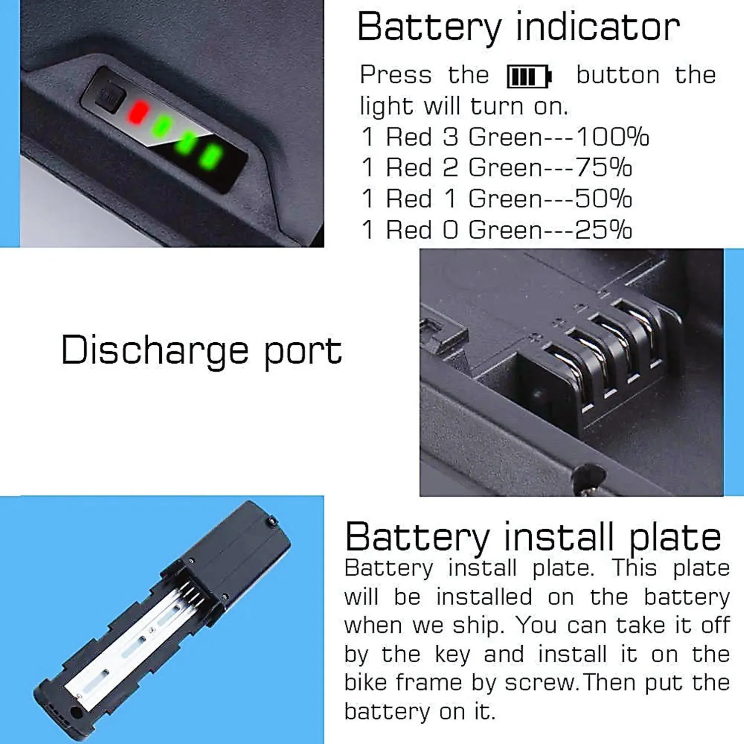 VIVI Electric Bike Battery For H6 Ebike - Image 9