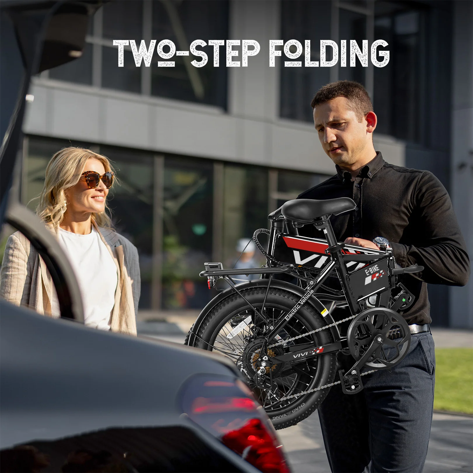 VIVI FM20UL Electric Bike 2.4" Fat Tire Folding Electric Bike SGS Certified to UL2849 - Image 13