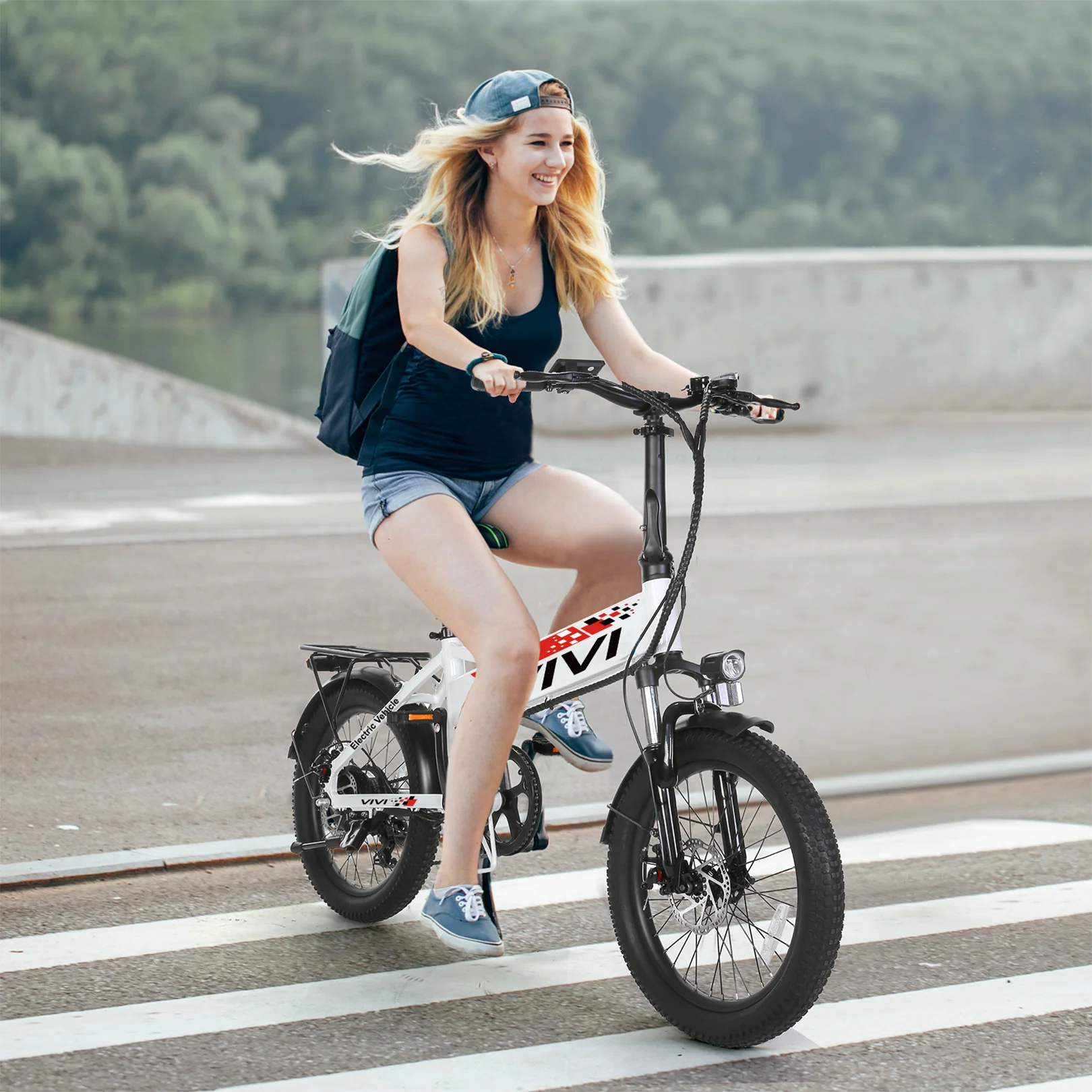 VIVI FM20UL Electric Bike 2.4" Fat Tire Folding Electric Bike SGS Certified to UL2849 - Image 15