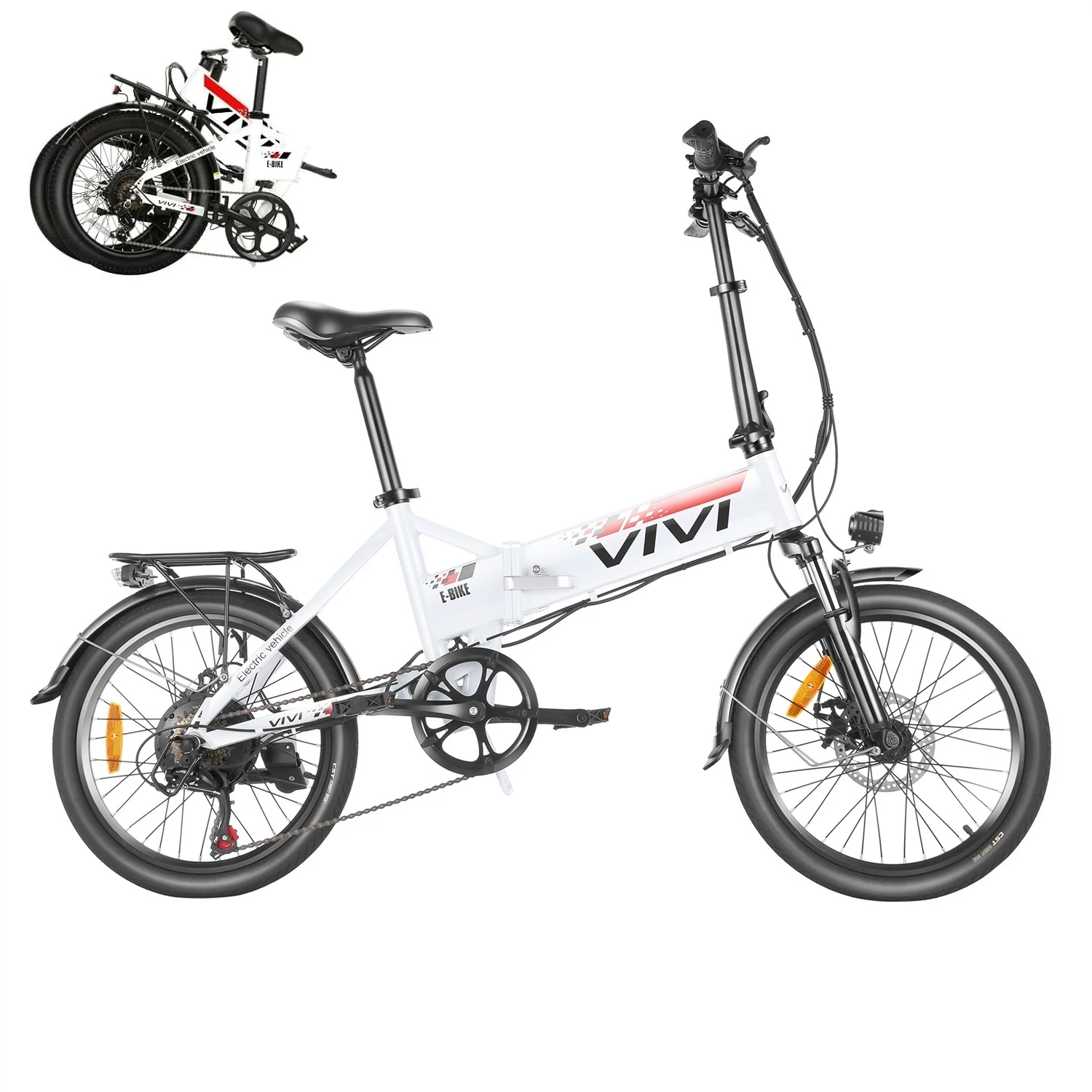VIVI FM20UL Electric Bike 2.4" Fat Tire Folding Electric Bike SGS Certified to UL2849 - Image 20