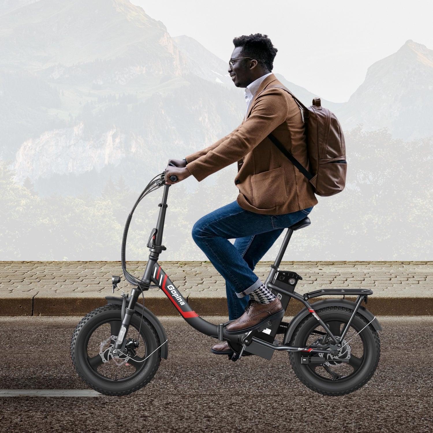 VIVI Gopina Electric Bike 3.0" Fat Tire Folding Electric Bike SGS Certified to UL2849 - Image 11