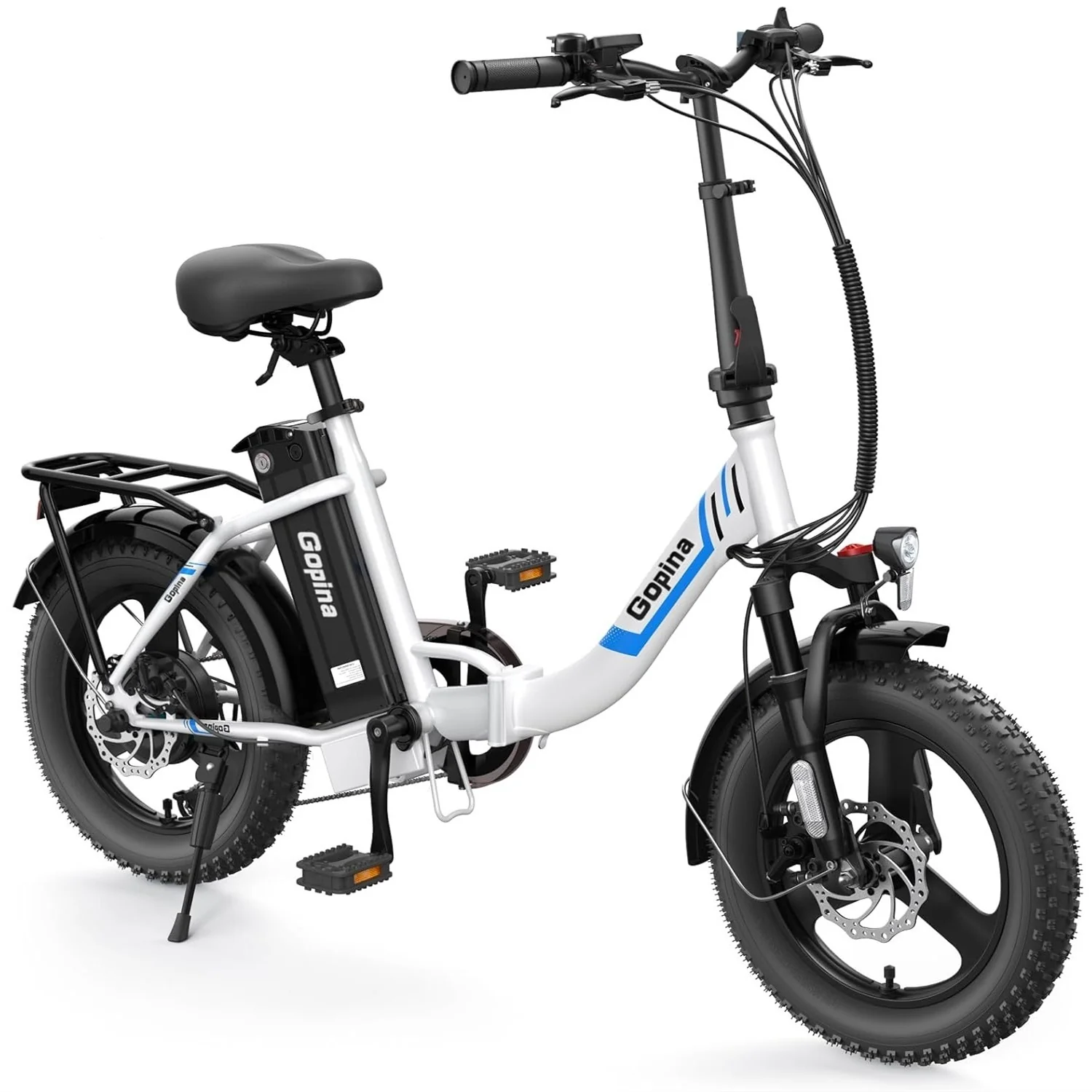 VIVI Gopina Electric Bike 3.0" Fat Tire Folding Electric Bike SGS Certified to UL2849 - Image 24