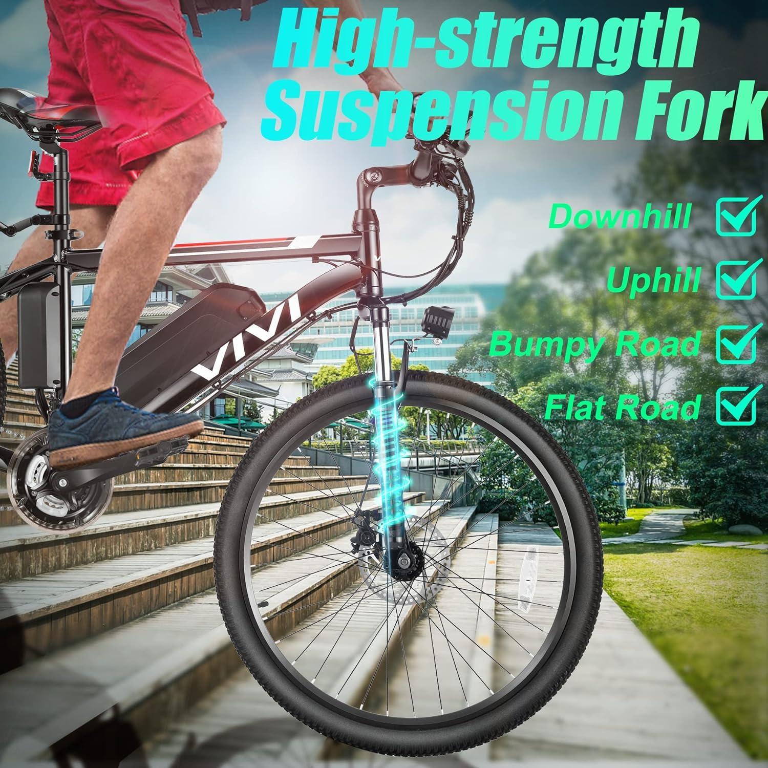 VIVI M026SHUL Electric Bike Hardtail Electric Mountain Bike SGS Certified to UL2849 - Image 11