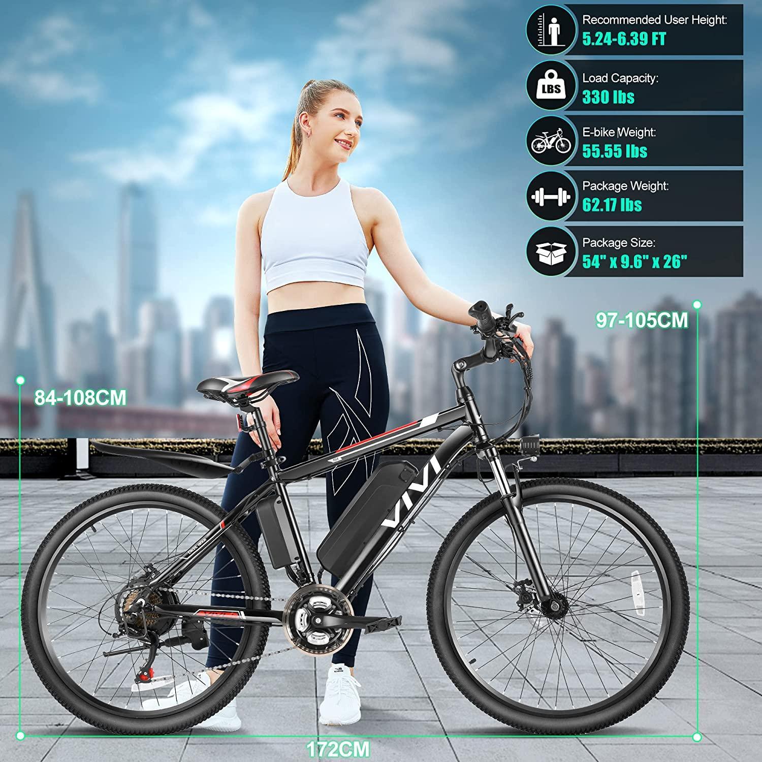 VIVI M026SHUL Electric Bike Hardtail Electric Mountain Bike SGS Certified to UL2849 - Image 13
