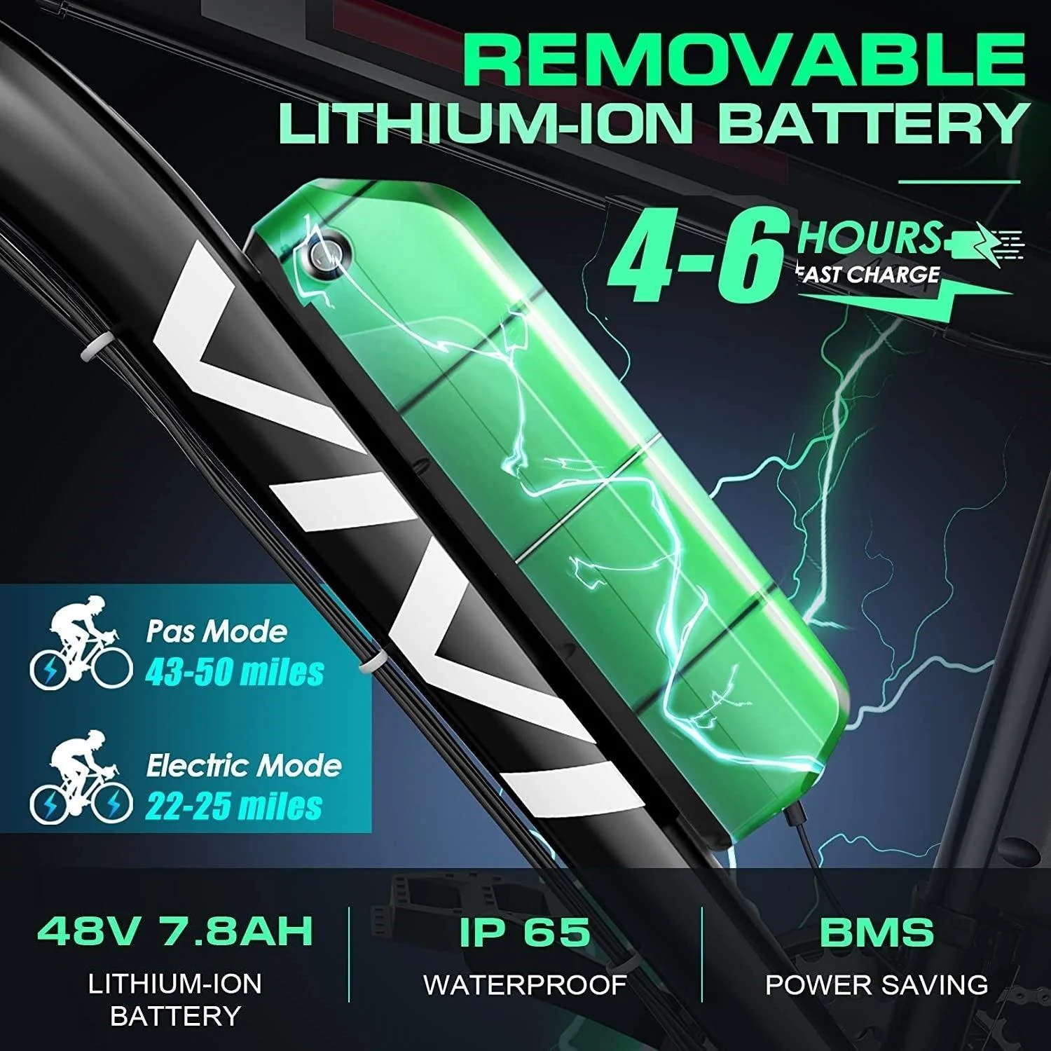 VIVI M026SHUL Electric Bike Hardtail Electric Mountain Bike SGS Certified to UL2849 - Image 5