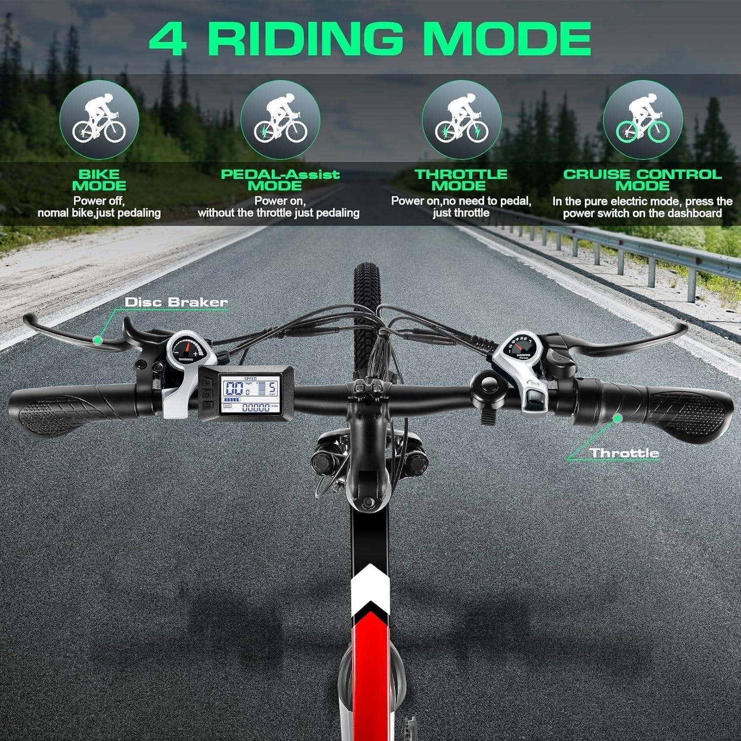 VIVI M026SHUL Electric Bike Hardtail Electric Mountain Bike SGS Certified to UL2849 - Image 7