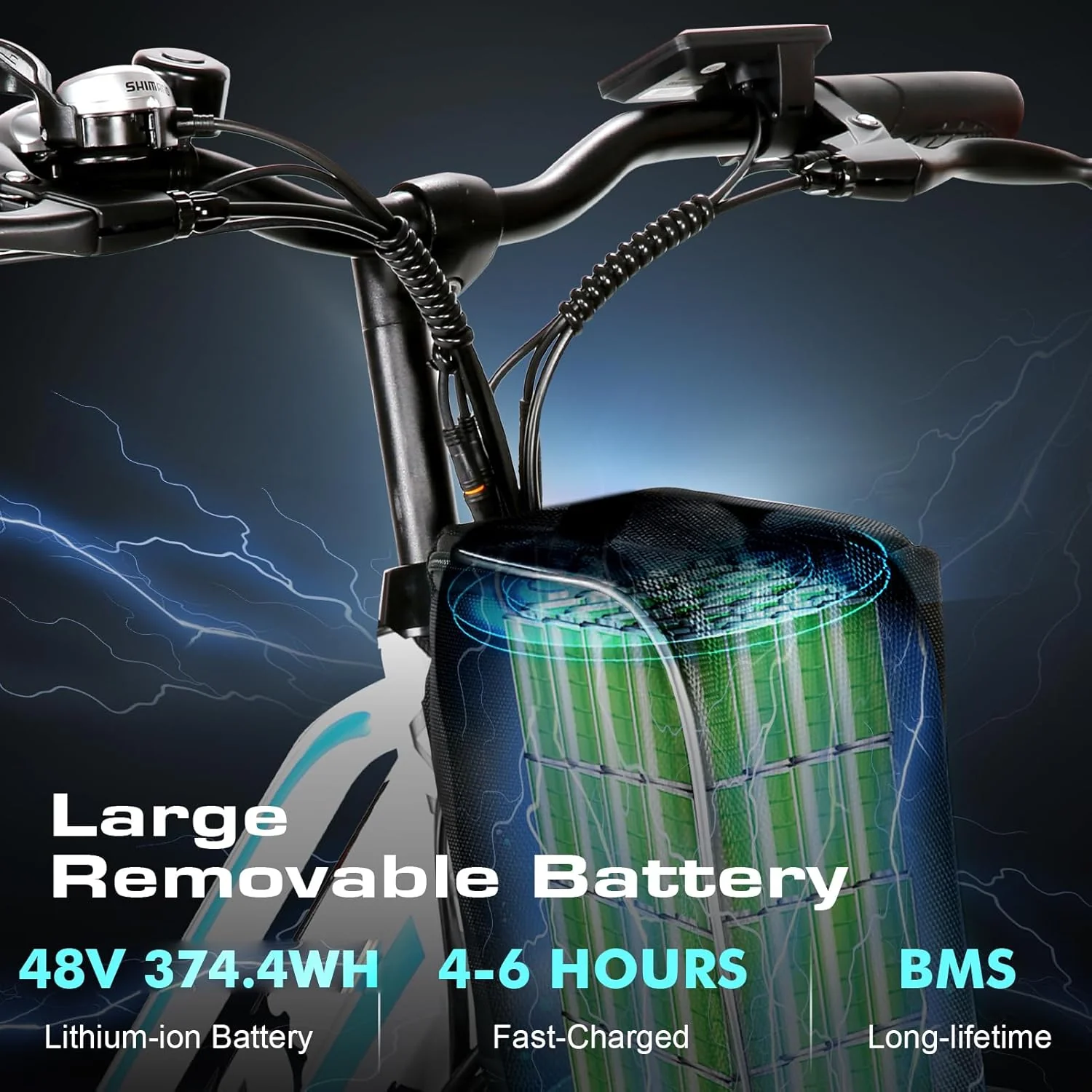 VIVI MT26GUL Electric Bike Rambler Electric Commuter Bike SGS Certified to UL2849 - Image 5