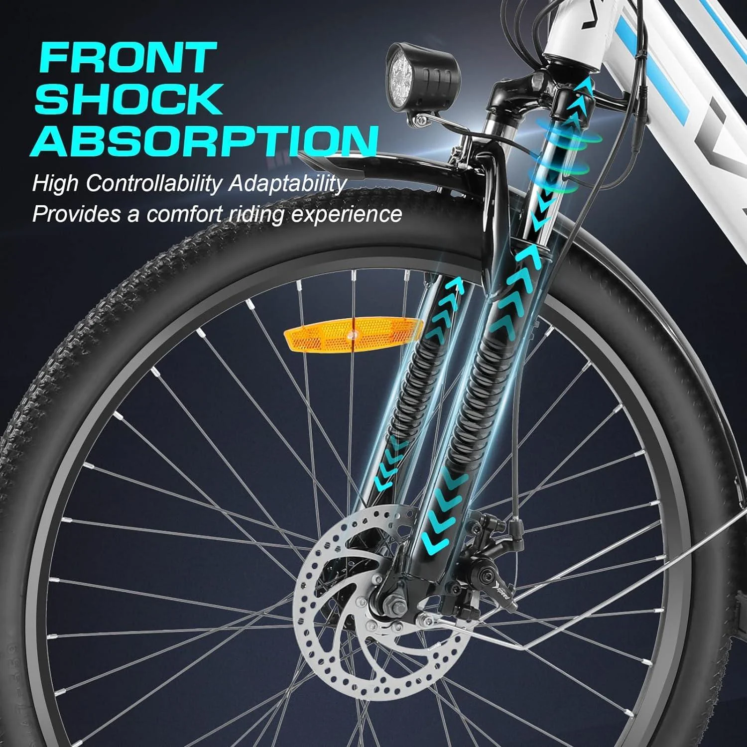 VIVI MT26GUL Electric Bike Rambler Electric Commuter Bike SGS Certified to UL2849 - Image 8