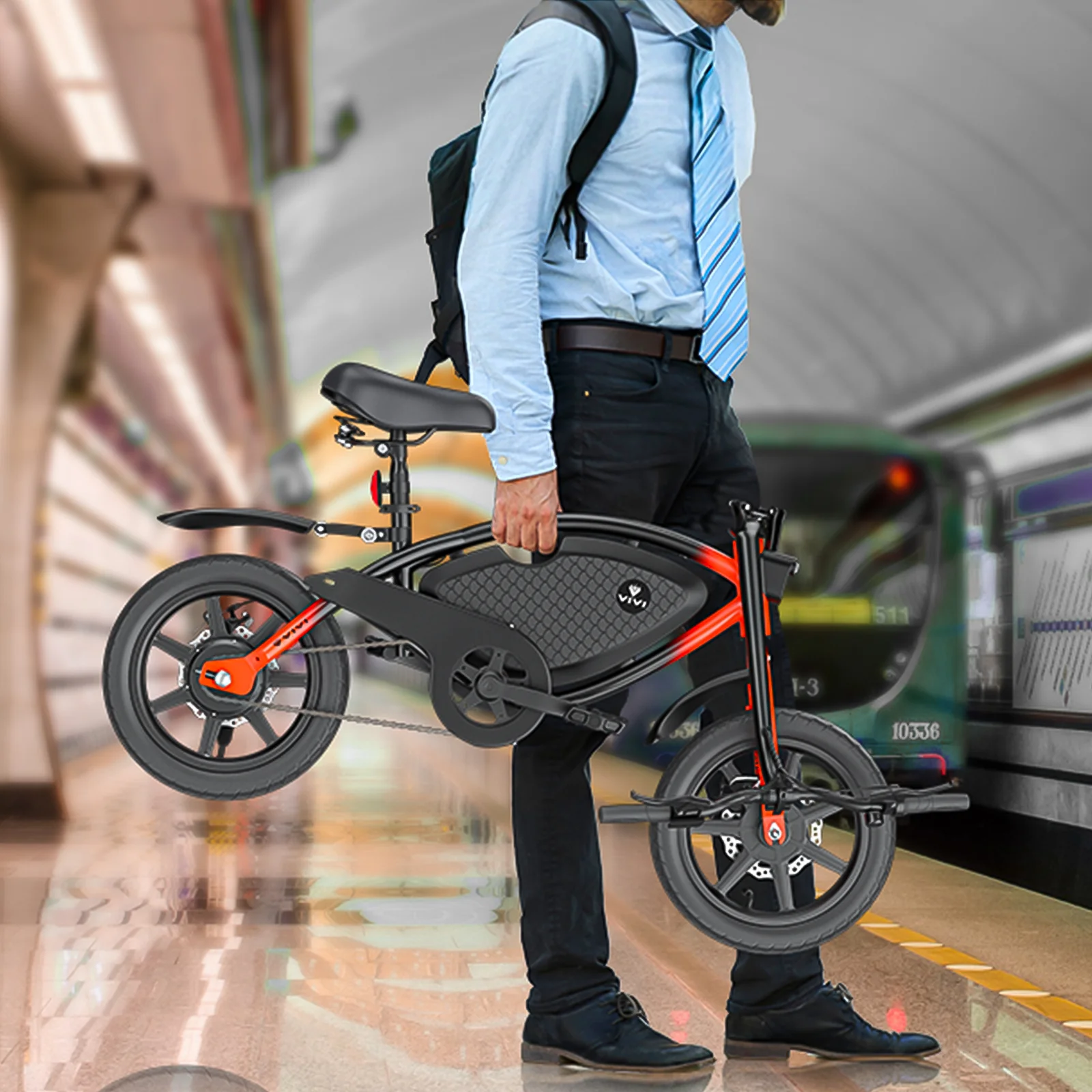 VIVI PONY01 Electric Bike Commuter Mini Electric Bike SGS Certified to UL2849 - Image 10